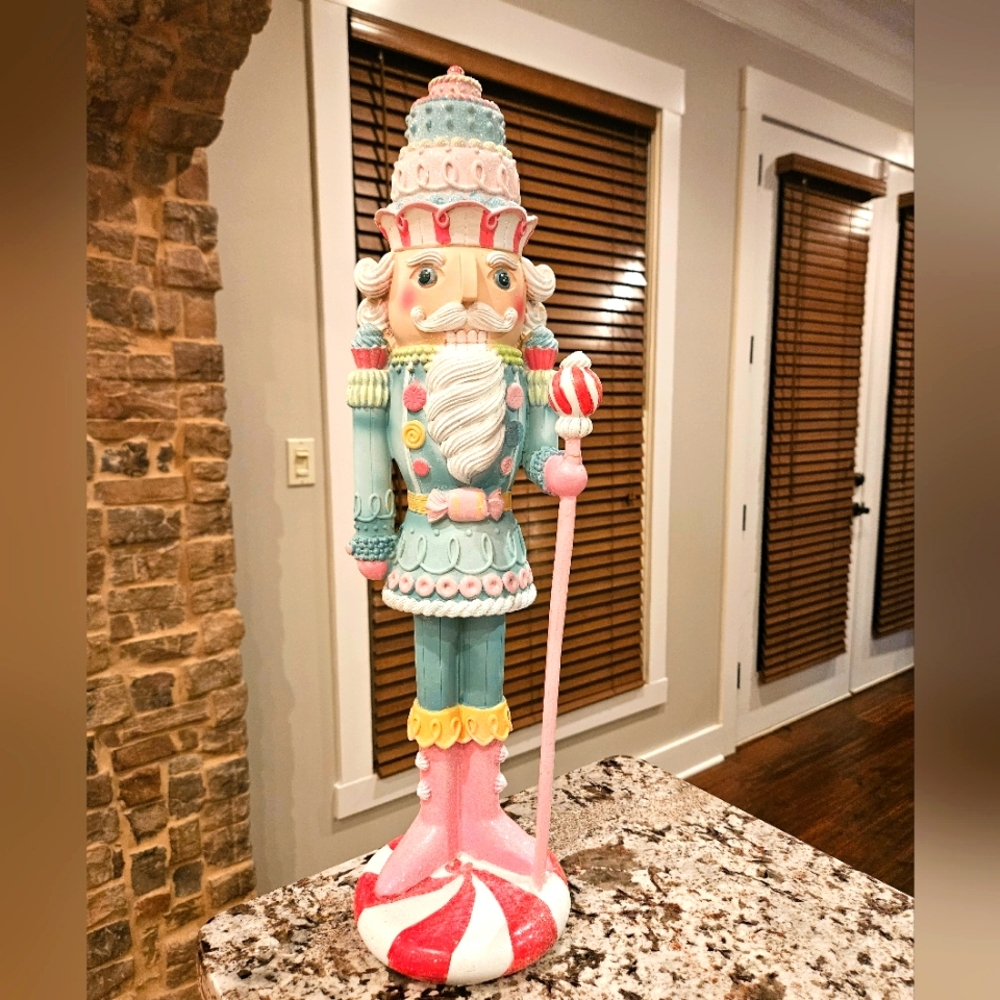 Sugarplum Dreams 22" Pastel Nutcracker Candy Christmas Tabletop Decor